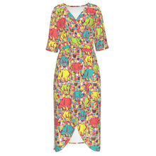 Load image into Gallery viewer, Tropical Crossover Dress
