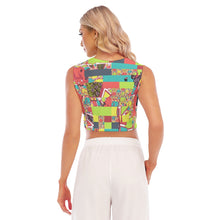 Load image into Gallery viewer, Tropical Lax Crop Top