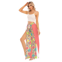 Load image into Gallery viewer, Tropical Subtle Slit Pants