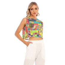 Load image into Gallery viewer, Tropical Lax Crop Top
