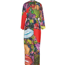 Load image into Gallery viewer, Bold Lip Blossom Robe
