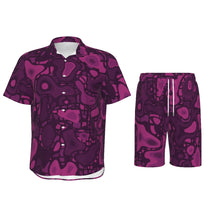 Load image into Gallery viewer, Enchanted Vines and Velvet Scales Short Sleeve Shirt Set
