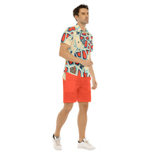 Load image into Gallery viewer, Safari Elegance Short Sleeve Shirt Set
