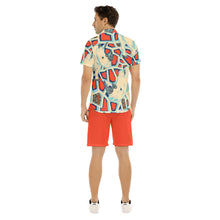 Load image into Gallery viewer, Safari Elegance Short Sleeve Shirt Set
