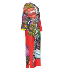 Load image into Gallery viewer, Bold Lip Blossom Robe
