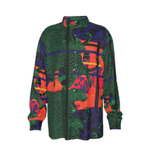 Load image into Gallery viewer, Afrika Vegan Silk Shirt
