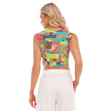 Load image into Gallery viewer, Tropical Lax Crop Top
