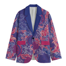 Load image into Gallery viewer, 1998 Hibiscus Single-Breasted 100% Cotton Blazer

