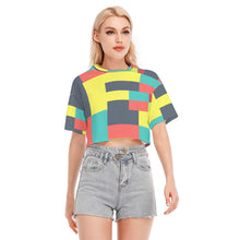 Load image into Gallery viewer, Tropical 100% Cotton Crop Top
