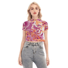 Load image into Gallery viewer, 2018 Sunset Mesh Crop Top
