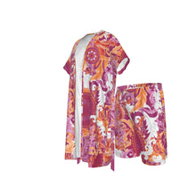 Load image into Gallery viewer, 2018 Sunset Satin Pajama Set
