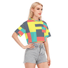 Load image into Gallery viewer, Tropical 100% Cotton Crop Top
