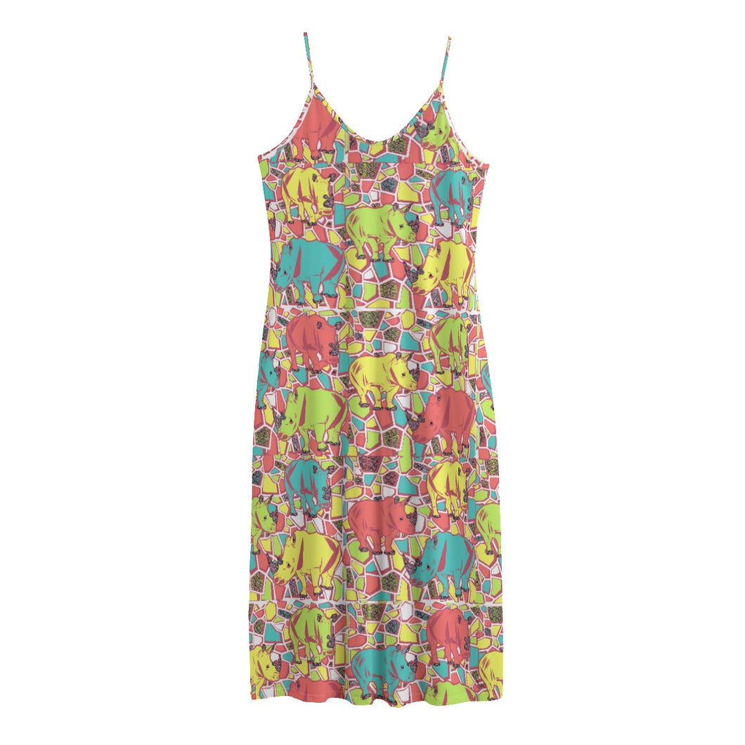 Tropical Midi Dress