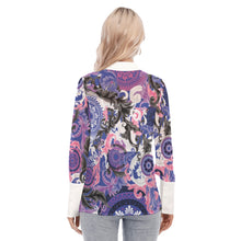 Load image into Gallery viewer, 2013 Oscillation Mesh Button Up Blouse
