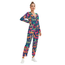 Load image into Gallery viewer, Afrika Kika Kimono Jumpsuit
