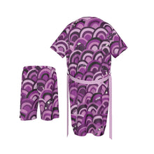 Load image into Gallery viewer, Cosmic Truffle Satin Pajama Set
