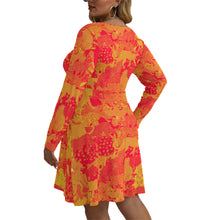 Load image into Gallery viewer, Afrika Fierce Flare Curves Dress
