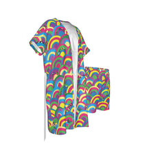 Load image into Gallery viewer, Cosmic Truffle Satin Pajama Set
