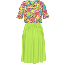 Load image into Gallery viewer, Tropical A-line Dress
